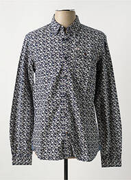 Chemise manches longues imprimé fantaisie bleu PETROL INDUSTRIES homme