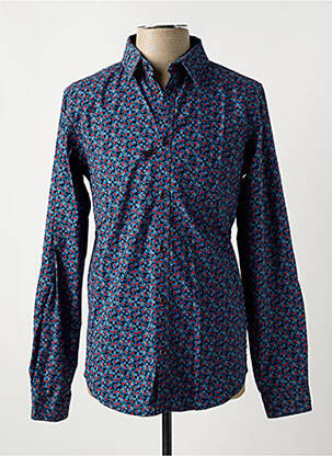Chemise manches longues imprimé fantaisie bleu PETROL INDUSTRIES homme