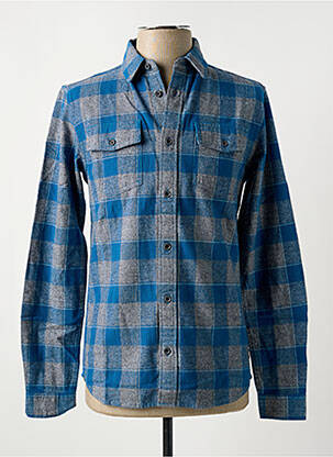 Chemise manches longues imprimé fantaisie bleu PETROL INDUSTRIES homme