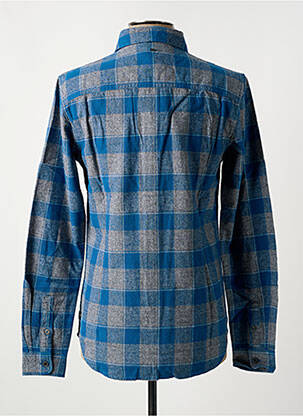 Chemise manches longues imprimé fantaisie bleu PETROL INDUSTRIES homme