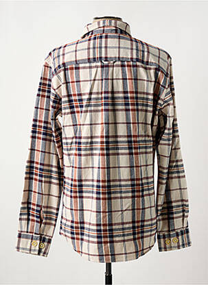 Chemise manches longues imprimé fantaisie blanc JACK & JONES homme