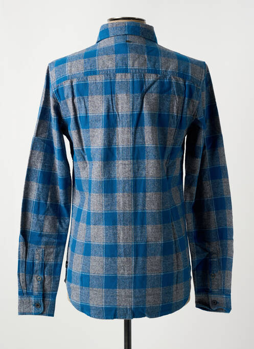 Chemise manches longues imprimé fantaisie bleu PETROL INDUSTRIES homme