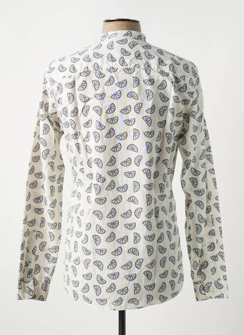 Chemise manches longues blanc JACK & JONES pour homme