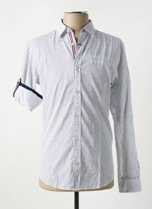 Chemise manches longues blanc JACK & JONES pour homme