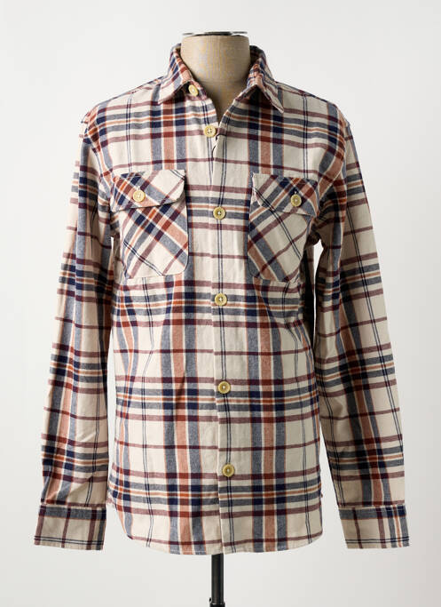 Chemise manches longues blanc JACK & JONES pour homme