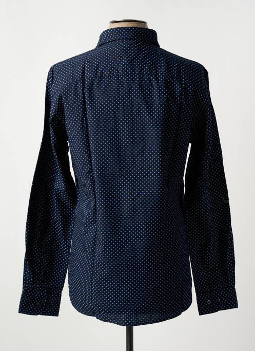 Chemise manches longues bleu JACK & JONES pour homme