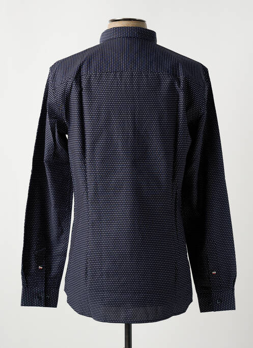 Chemise manches longues bleu JACK & JONES pour homme