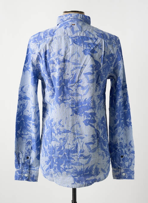 Chemise manches longues bleu PETROL INDUSTRIES pour homme