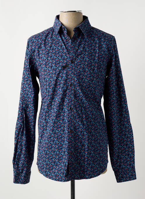 Chemise manches longues bleu PETROL INDUSTRIES pour homme