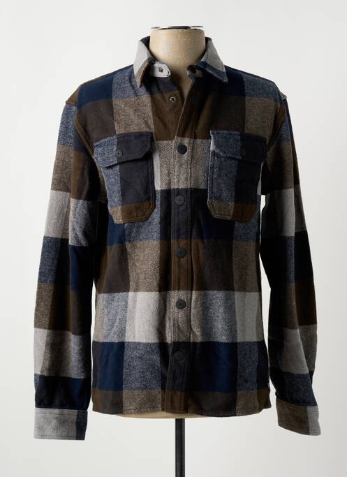 Chemise manches longues bleu PETROL INDUSTRIES pour homme