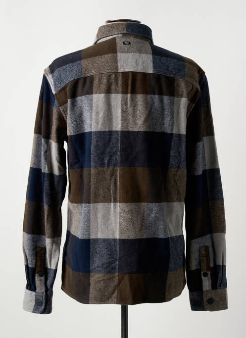 Chemise manches longues bleu PETROL INDUSTRIES pour homme