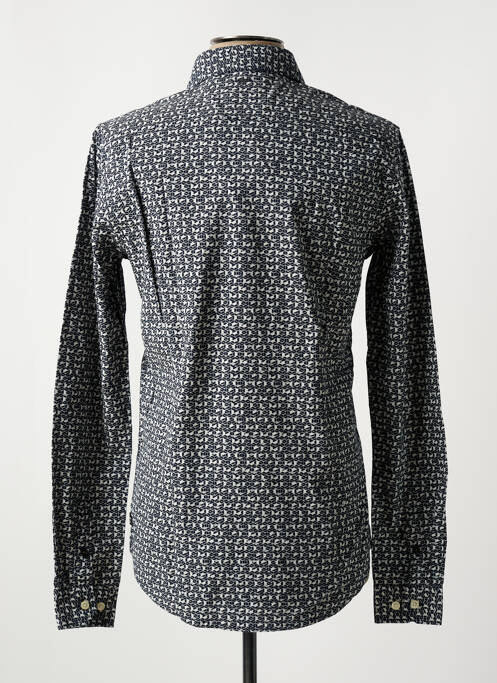 Chemise manches longues noir PETROL INDUSTRIES pour homme