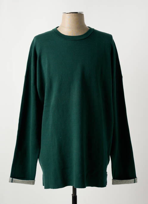 Pull col rond manches longues vert SCOTCH & SODA homme