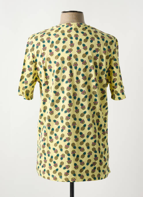 T-shirt jaune JACK & JONES pour homme