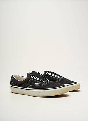 Slip ons bout rond talon plat jusqu'à 3cm noir VANS femme