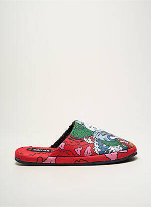 Chaussons/pantoufles impression bout rond rouge RIPNDIP homme