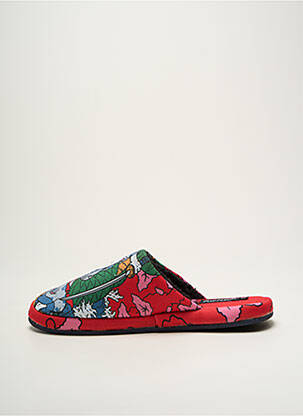 Chaussons/pantoufles impression bout rond rouge RIPNDIP homme