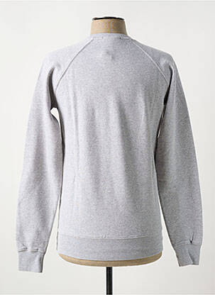 Sweat-shirt sérigraphie floquée manches longues gris FRENCH DISORDER homme