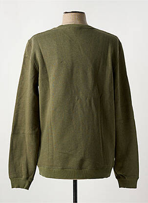 Sweat-shirt sérigraphie floquée manches longues vert KULTE homme
