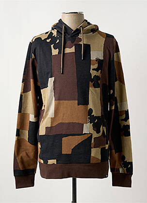 Sweat-shirt à capuche poches manches longues vert PETROL INDUSTRIES homme