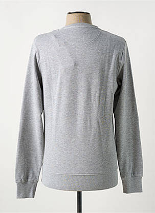 Sweat-shirt sérigraphie floquée manches longues gris JACK & JONES homme