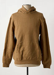 Sweat-shirt à capuche marron JACK & JONES pour homme seconde vue