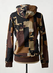 Sweat-shirt à capuche vert PETROL INDUSTRIES pour homme seconde vue