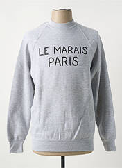 Sweat-shirt gris RUSSEL pour homme seconde vue