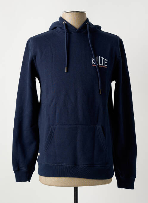 Sweat-shirt à capuche bleu KULTE pour homme