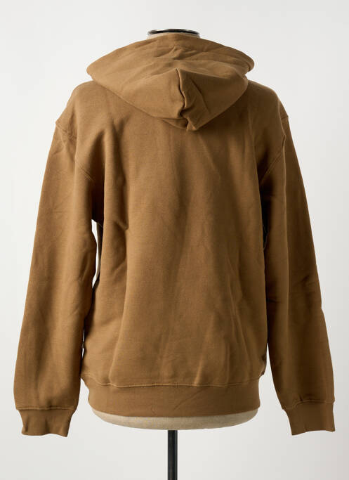Sweat-shirt à capuche marron JACK & JONES pour homme