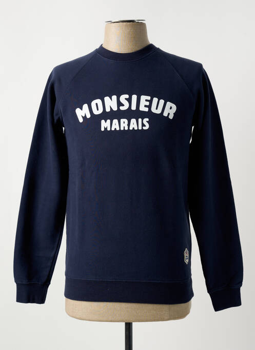 Sweat-shirt bleu FRENCH DISORDER pour homme