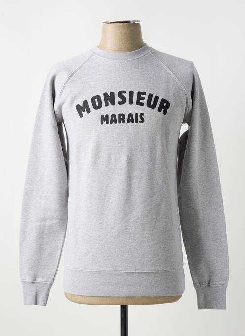 Sweat-shirt gris FRENCH DISORDER pour homme