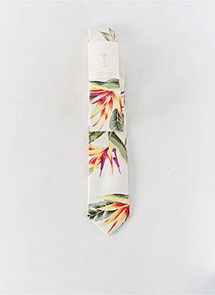 Cravate imprimé fantaisie blanc SCOTCH & SODA homme