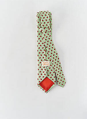 Cravate imprimé fantaisie vert SCOTCH & SODA homme