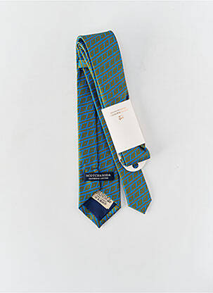 Cravate imprimé fantaisie bleu SCOTCH & SODA homme
