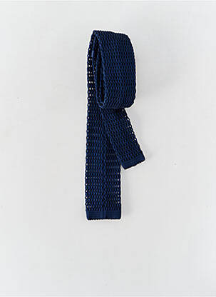 Cravate effet matière satinée bleu JACK & JONES homme
