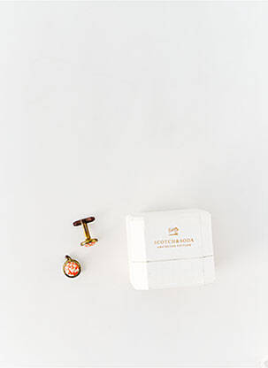 Accessoire divers imprimé fantaisie orange SCOTCH & SODA homme