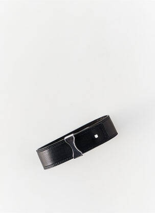 Bracelet matériaux cuir noir DELESSE homme