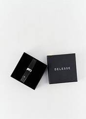 Bracelet noir DELESSE pour homme seconde vue