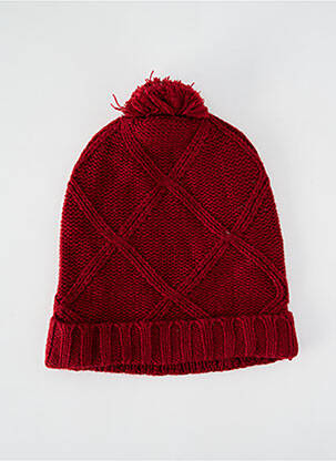 Bonnet stretch rouge SOLID homme