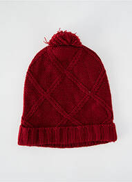 Bonnet stretch rouge SOLID homme