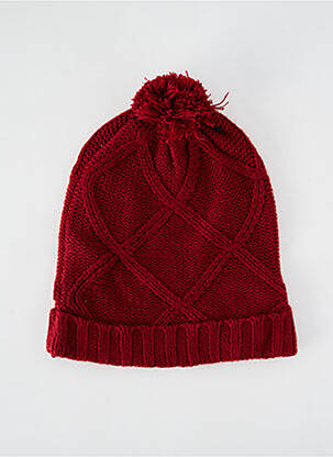 Bonnet stretch rouge SOLID homme
