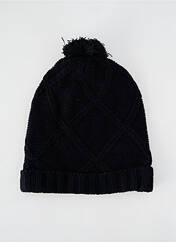 Bonnet noir SOLID pour unisexe seconde vue