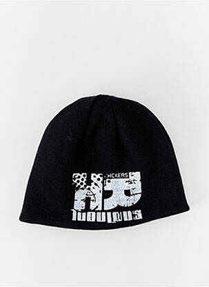 Bonnet maille opaque noir NO EXCESS homme