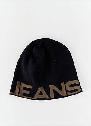 Bonnet maille opaque noir DKNY homme