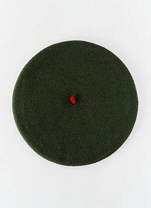 Bonnet forme béret vert LE BERET FRANÇAIS femme
