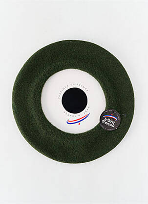Bonnet forme béret vert LE BERET FRANÇAIS femme