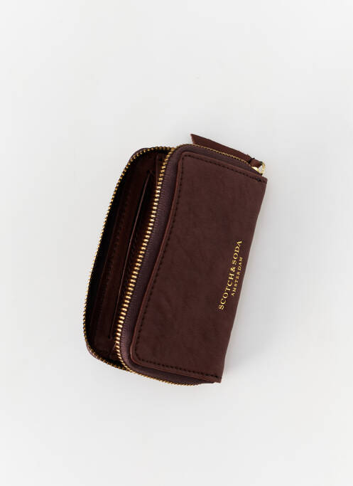 Porte-monnaie marron SCOTCH & SODA pour homme