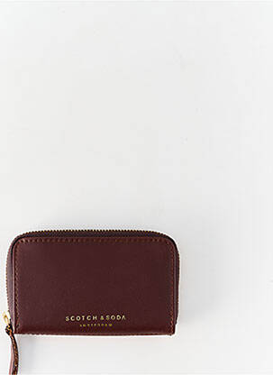 Porte-monnaie marron SCOTCH & SODA pour homme