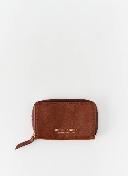 Porte-monnaie marron SCOTCH & SODA pour homme